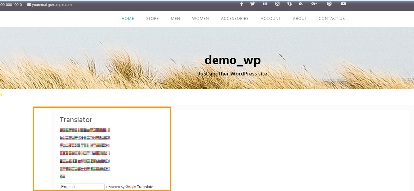 How to add Language Translator to WordPress