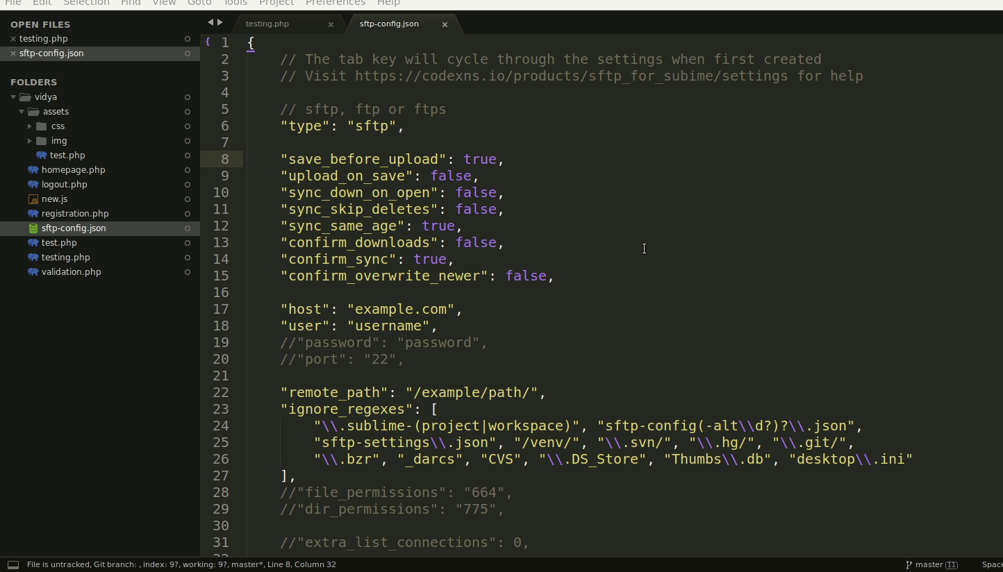 multiple remote connection in sublime