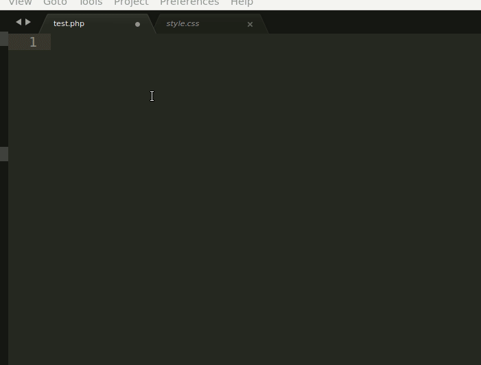 give suggestion in sublime