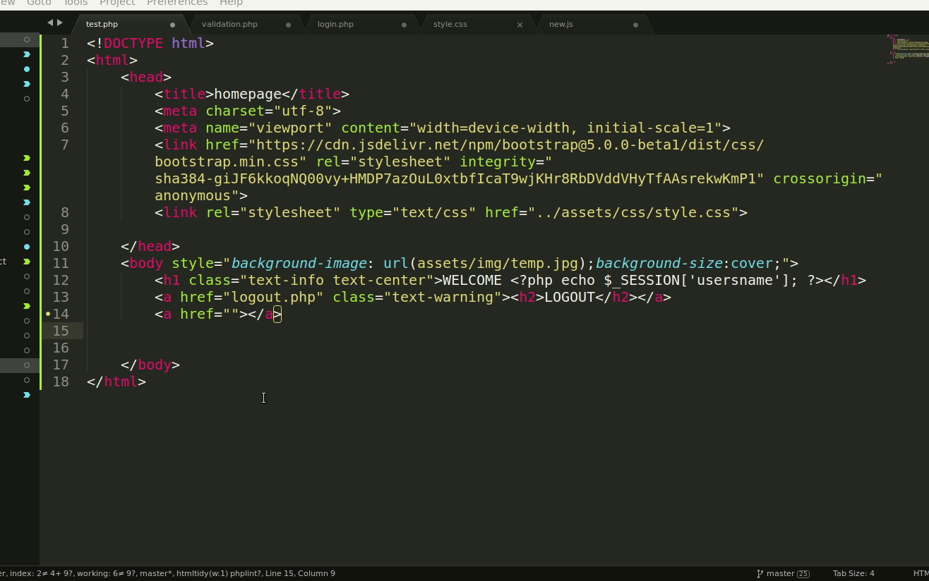 find out errors from code in sublime