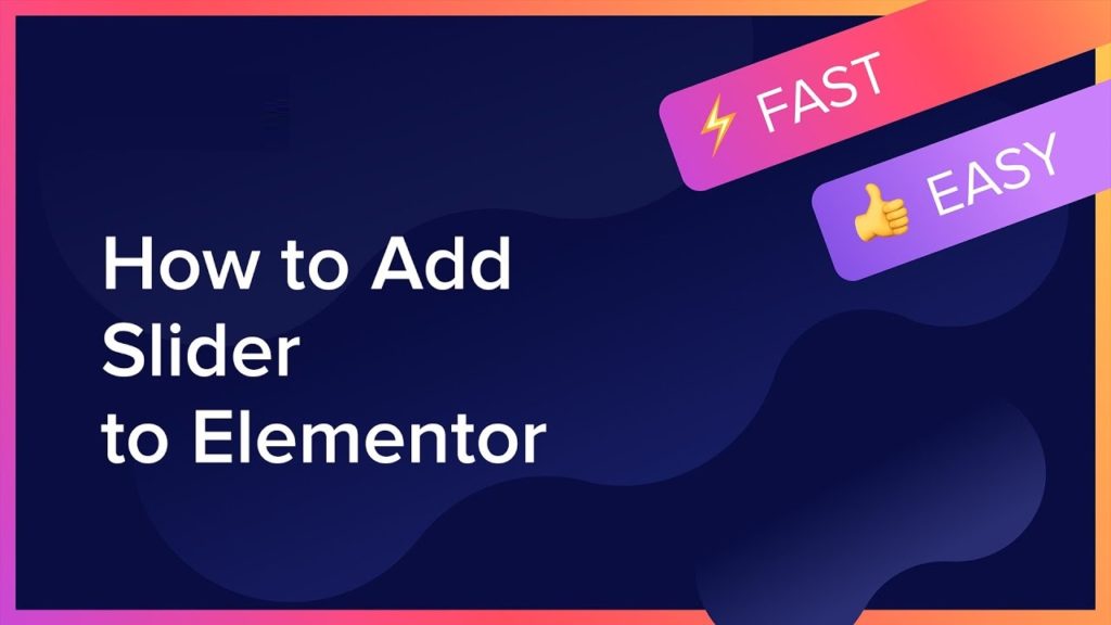 Vertical Slider using Elementor page builder